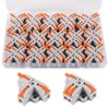 30Pcs Compact Wire Conductor Connector, T-Shape Lever Nut Wire Connector,