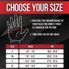 Victor Fitness VG04 Series Full Finger Men's Gloves (Large, Black/Orange)