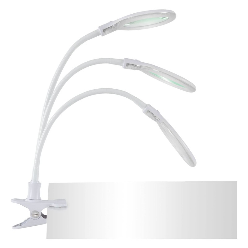 Showlite LL-3036D Table Magnifying Lamp with Table Clamp Reading Magnifier