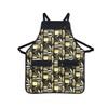 King Midas Barber Apron Unisex Hair Stylist Apron (Black &
