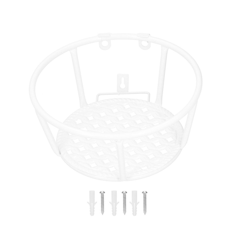Iron Hanging Baskets Flower Pot Holder Hanger for Outdoor Balcony