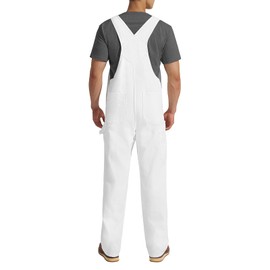 HISEA Men's Painters Bib Overall, Mens Relaxed Fit Overalls Midweight Workwear with Adjustable Straps and Convenient Tool Pockets