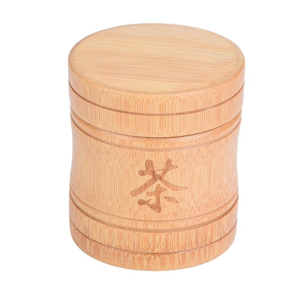 ANKROYU Portable Wooden Tea Canister, Lightweight Tea Canister, Storage Box,
