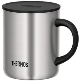 Thermos JDG-350 S Vacuum Insulated Mug, 11.8 fl oz (350 ml), Stainless Steel