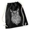 Autiga Gym Bag Owl Aztec Pattern Boho Aztec Owl Hipster