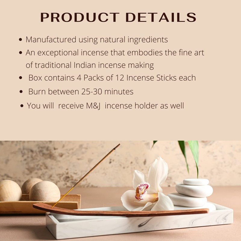 Original Satya Nag Champa Celestial Incense Sticks | with M&J