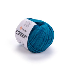 Yarn Art Symphony Cotton Blend Spring and Summer Yarn%80 Cotton%20 Viscose Light Cotton Yarn Suitable for Spring ANS Summer Dresses 4921 INCHES 1.7 OZ (2125)