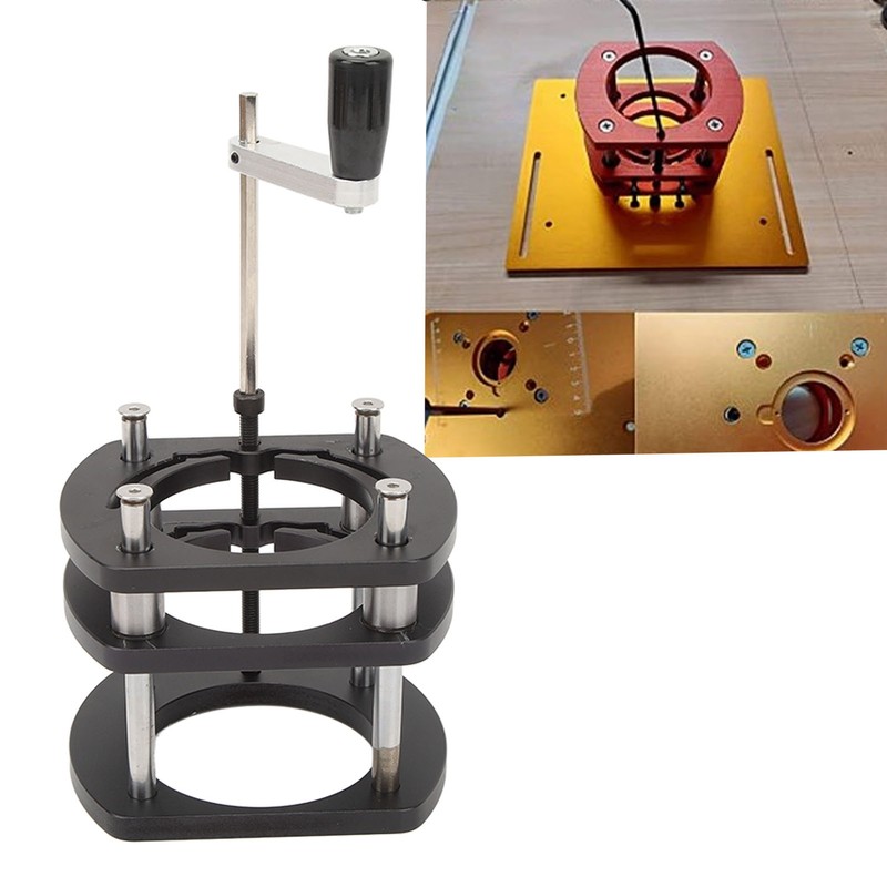 Trimming Machine Router Lift Table Base Aluminum Alloy Router Lift