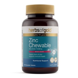 Herbs of Gold Zinc Chewable Tab X 60