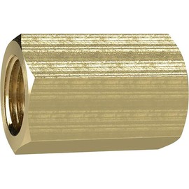 RIEGLER 136127-MS252MU12 Socket with Hexagonal Socket, G 1/2, SW 27, Brass, Pack of 1