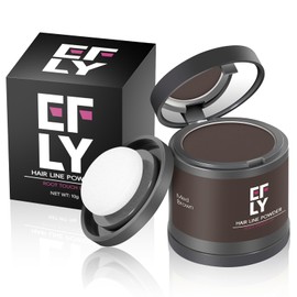 Root touch up hair color powder-Instantly Conceals Hair Loss and Thinning, Gray hair Cover Up Powder, hairline Powder Toppers and Fibers for Men & Women (Medium Brown, 0.35 ounce)