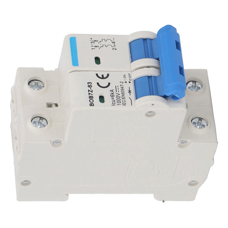DC1000V Miniature Circuit Breaker 2P Air Switch 6KA Photovoltaic Overload