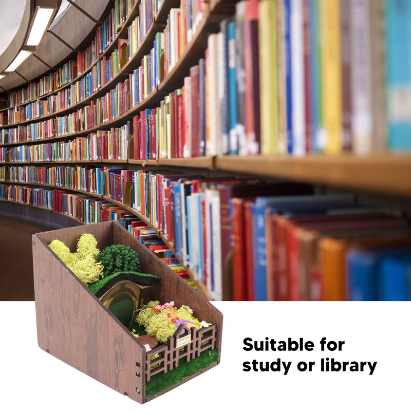 Decorative Bookends Vivid Shape Romantic Flower Petal Slip Resistant Cute