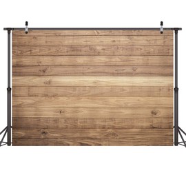 LYWYGG 7 x 5 ft Wooden Background Baby Shower Backgrounds Party Decorations Backgrounds Props for Studio for Photographers Retro Wooden Wall Background Fabric Seamless CP-176
