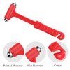2PCS Car Safety Hammer, Car Window Breaker and Seatbelt Cutter