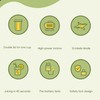 Portable Personal Electric USB Juicer，450ML Mini Blender Portable Blender For