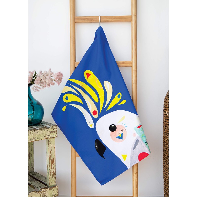 Maxwell & Williams Pete Cromer GX0026 Bird Tea Towel Budgie