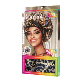 TouchUps Premium 100% Satin Hair Bonnet Sleeping Silky Soft Adjustable Styling Wrap Bonnet All Types Maintain Natural Health