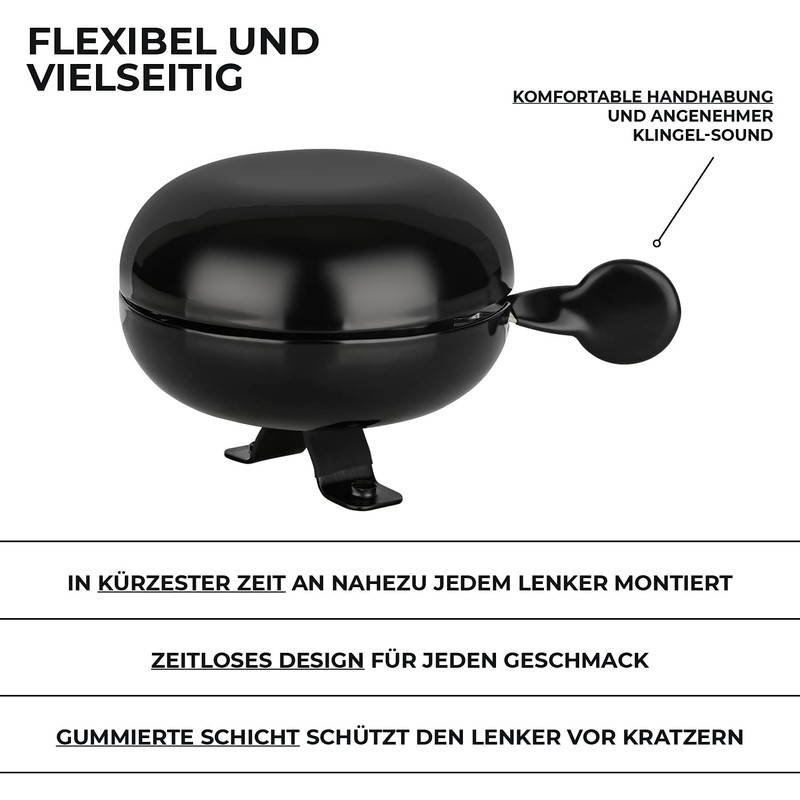 Urban Zweirad bicycle bell, Big Mama (large), bell for Dutch