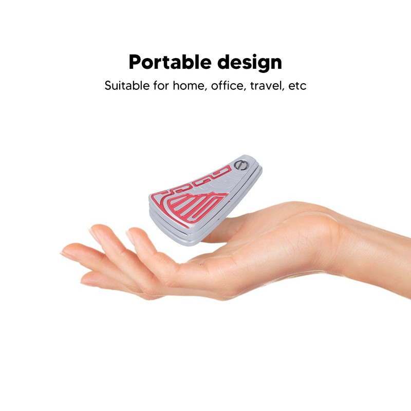 Folding Fan Shaped Magnetic Slider Haptic Toy Adult Stainless Steel