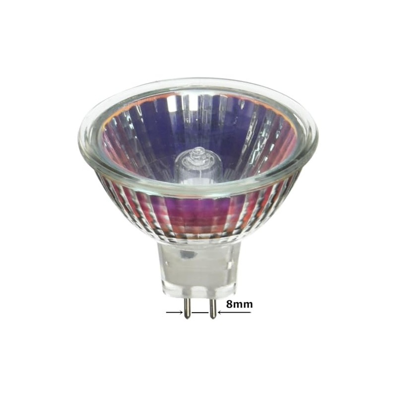 (3)-Bulbs-G8-25W-JCDR-120V BI-PIN Clear 120Volts 25 Watt MR-16 GU8