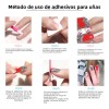 Gel Nails Stickers Pegatinas Uñas Múltiples Estilos