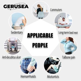 Seat Cushions for Pressure Relief - Ideal Waffle Cushion for Prolonged Sittin，Inflatable Seat Cushions, Office Chairs, Car Seats, Wheelchair Cushions,Ideal Seat Cushion - Purple