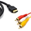 1080P HDMI Male To 3 RCA Video Audio AV Component