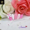 Pink Jenny handmade nail tips - Long stiletto / 핑크제니