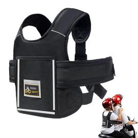Children's Motorcycle Safety Belt, Motorcycle Children's Belt, Adjustable Children's Motorcycle Belt, Breathable Safety Belt for Children Between 2 and 15 Years