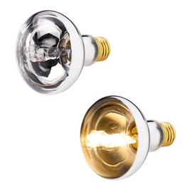 FIVEAGE Reptile Heat Lamp Daylight Bulb,50W Basking Spot Bulb for Reptile, Full Spectrum UVA UVB Sun Light Bulb for Turtle Lizard,Bearded Dragon-2 Pack