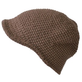CHARM Crochet Cap, Hat, One Size Fits Most, 5 Colors Available, Bashi 100% Cotton Cap, Braun