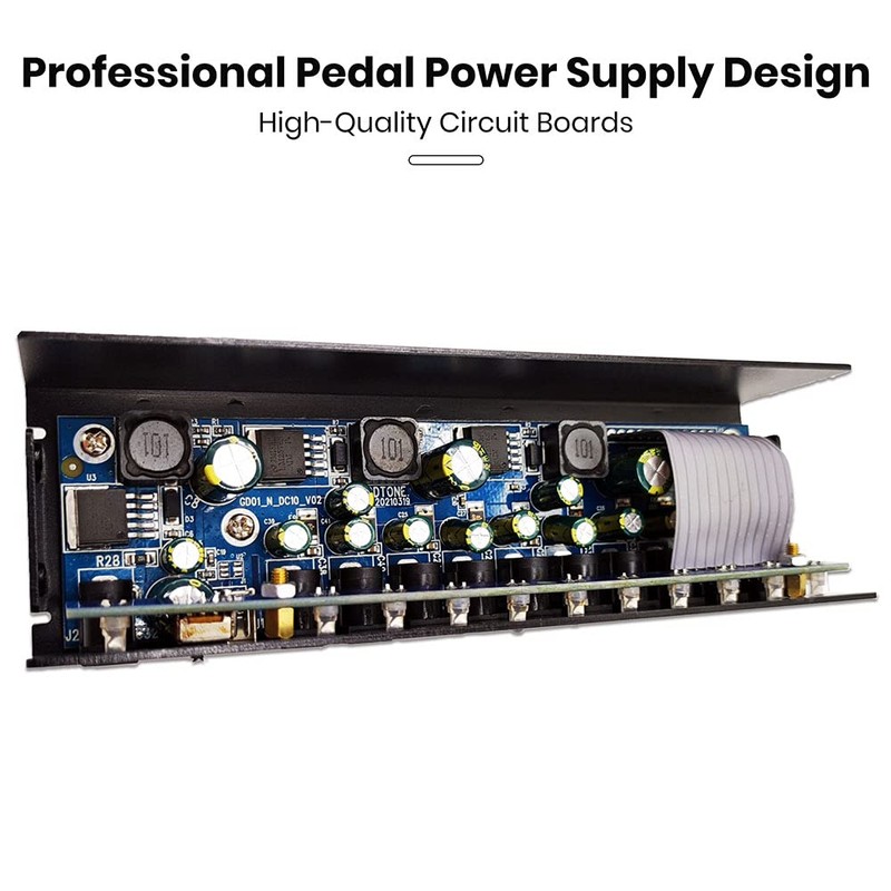 Guitar Effect Pedal Power Supply 10 DC Outputs Suitable for