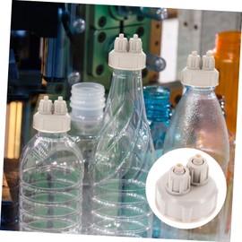 ORFOFE Aquarium Co2 System Pro Tube Guage Bottle Cap Air Bottle Cap for DIY Co2 Generator Fish Tank