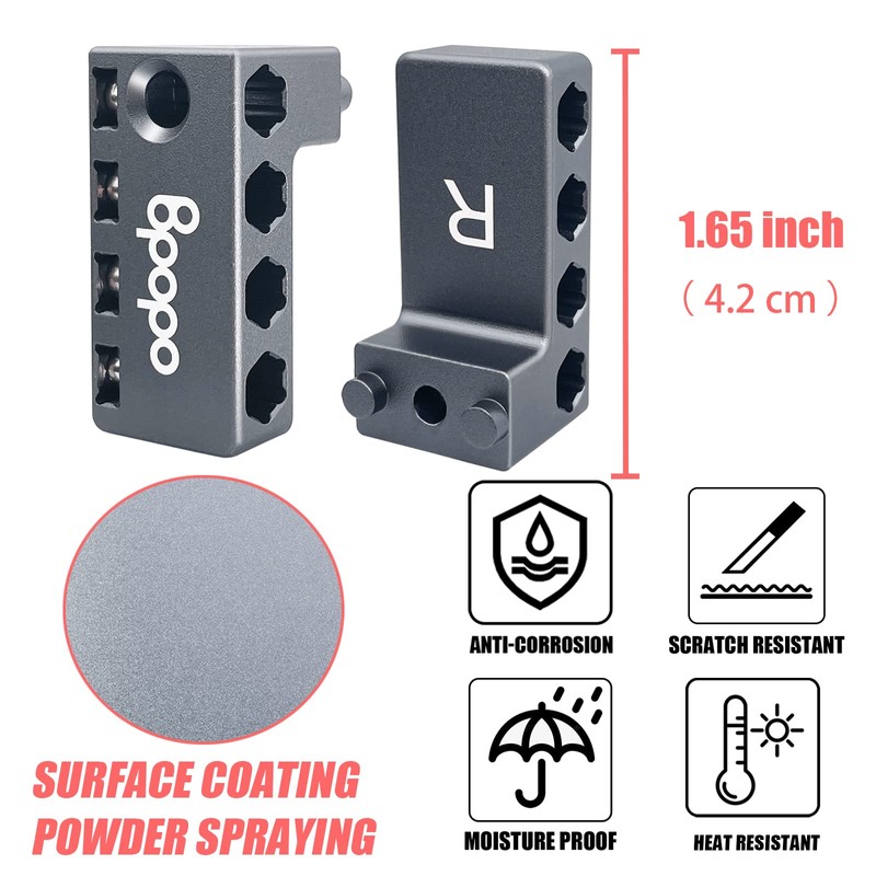 [Upgraded Widen] Aluminum Magnetic 1/4-Inch Hex Bits Holders Fit for