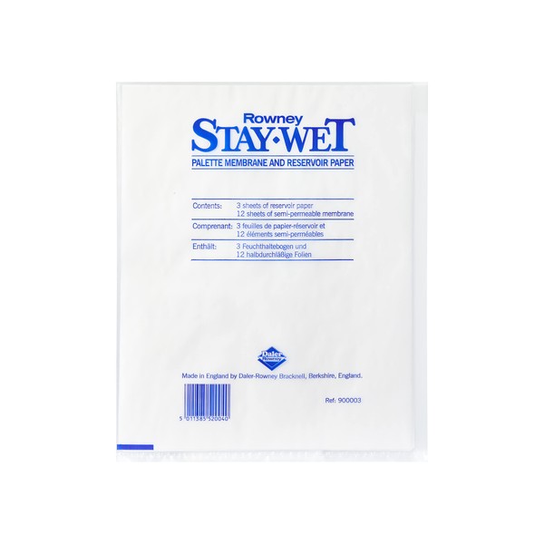 Daler-Rowney Staywet Palette Refill Small, 7.9 x 8.9 Inch, Keeps