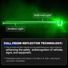 PHIXBEAR Super Reflection Reflective Stickers Magnet for Car, 10 Pcs