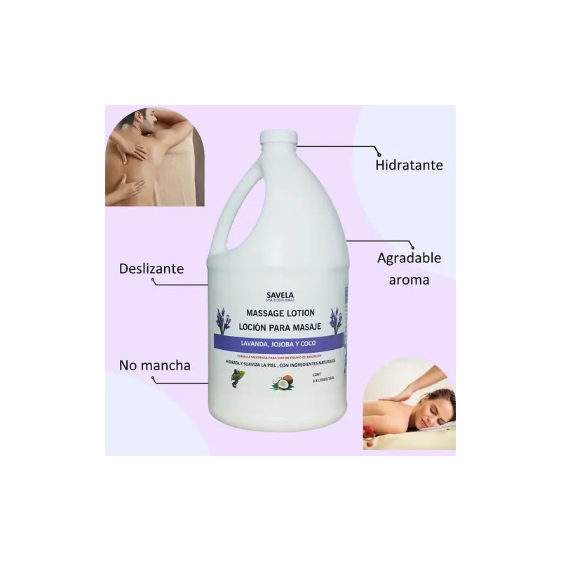Locion Crema Masaje Lavanda 3.8l