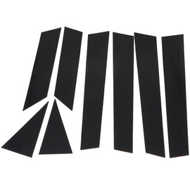 INEEDUP Glossy Piano Black Pillar Posts (B Pillars) Replacement for 2013-2018 for Nissan Altima Door Trim Pillar Post 8Pcs Set Black