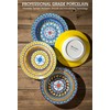 Soup and Pasta Bowls/Plates Set of 4-18 Oz Wide Rim,