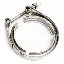 Precision Turbo Clampco 99800-0382 V-Band Clamp 3" Stainless Steel Turbo Down-Pipe Exhaust