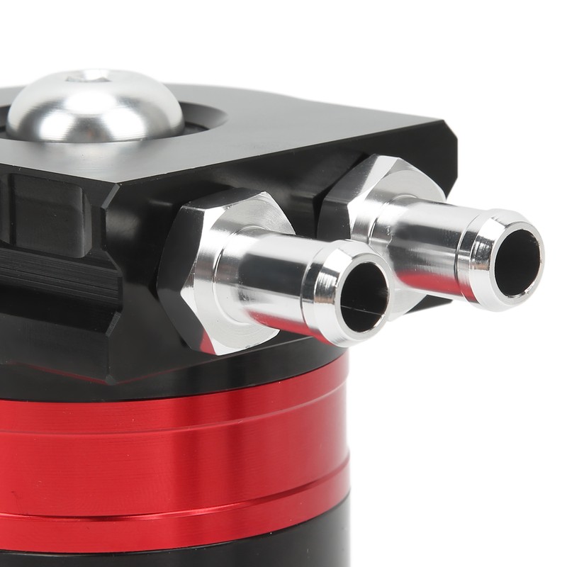Car Oil Catch Can Internal Baffle Dual Chamber Filter Aluminium