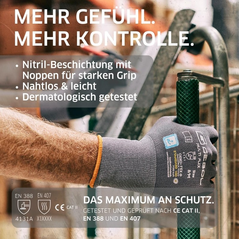 Multi Flex Gloves Size 10 Multipack 3 Pairs