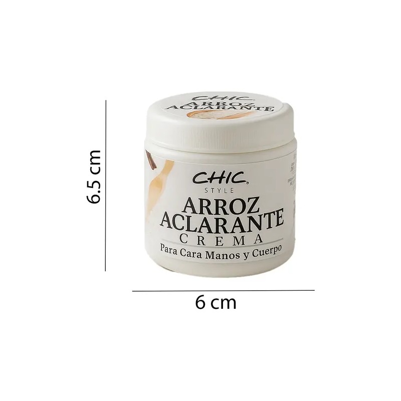 Crema Aclarante De Arroz 100% Natural-iluminación Y Suavidad