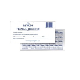 6 Pack Premium 48 Page Transaction Registers - 26/27/28 Calendars - Thicker Paper, More Pages - for Personal Checkbook
