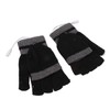 Full and Half Fingers Heating Gloves USB Fingerless Knitting Electric