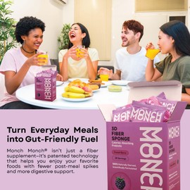 Monch Monch Calorie Absorbing Fiber Sponge – Forest Berry Flavor