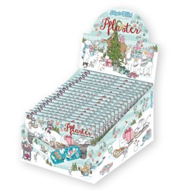 Lutz Mauder Children's Plaster Display Set with 20 Plaster Letters Winter Magic with 10 Plasters Each in 2 Sizes (200 Individual Plasters), Nursery, Nursery, Doctor, Hort, Educator, Birthday, Guest