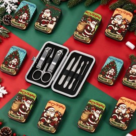 12 Set Christmas Manicure Kits for Women, Christmas Stocking Stuffers Bulk