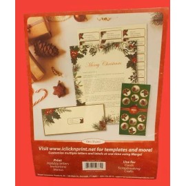 GEO STUDIOS NEW Holiday Design Paper Christmas Gnomes 70 Sheets letters Menus